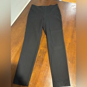 Loft Classic Black Slim Fit Tall Pants With Side Zipper